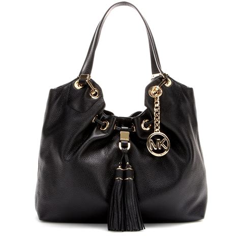 michael michael kors camden leather shoulder bag|michael kors flat shoulder bags.